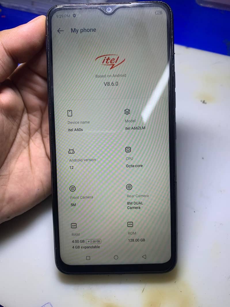 Itel A60s 0