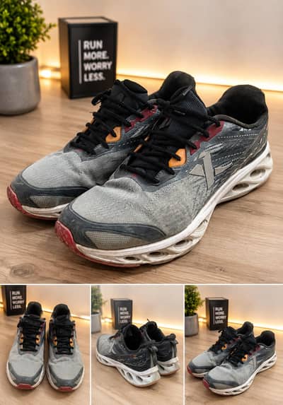 Premium Grey & Black Athletic Shoes