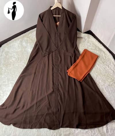 Brown georgette