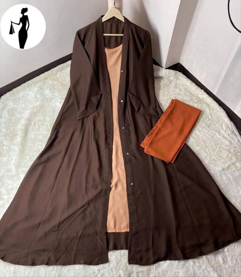 Brown georgette 3