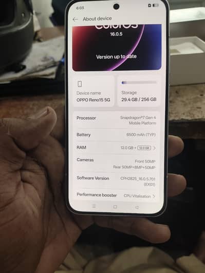 OPPO Reno 15 1 day open only
