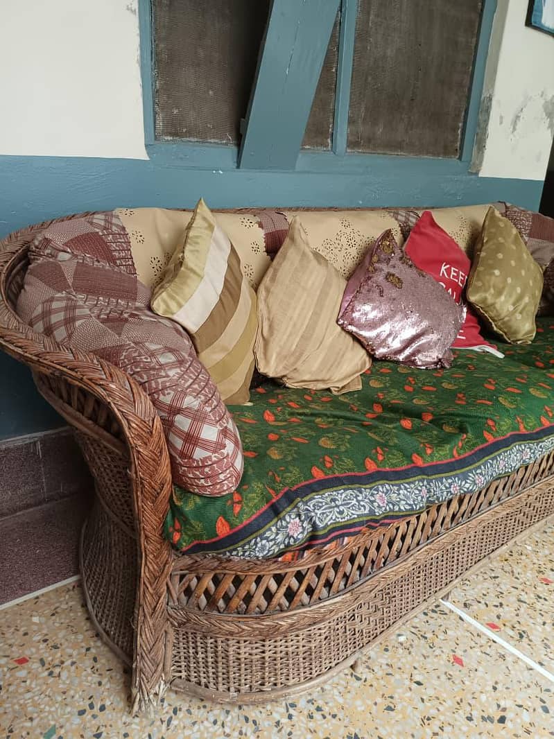 Cane Sofa Set 1