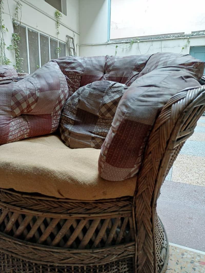 Cane Sofa Set 5