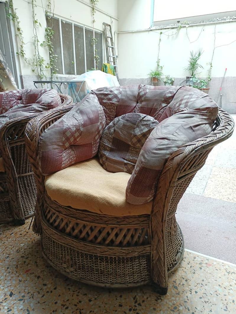Cane Sofa Set 6