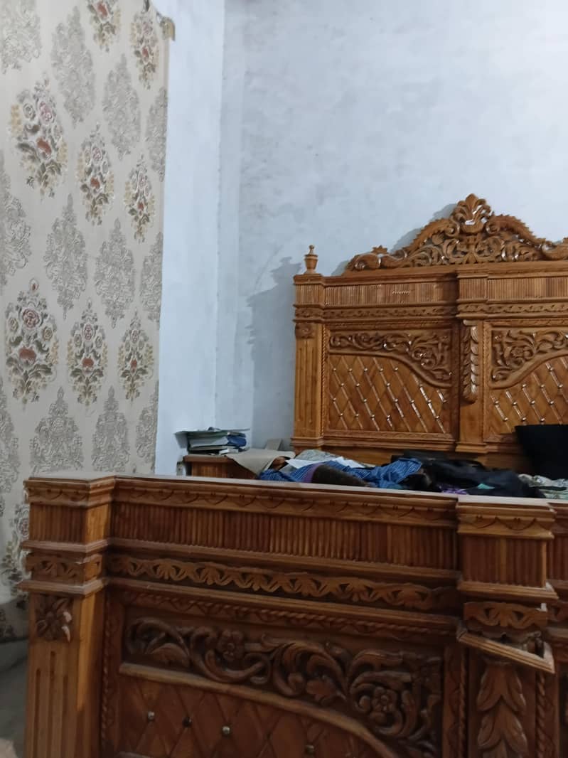 Solid Wooden Heavy Bed 2