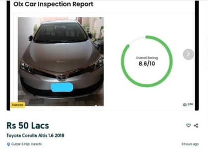 Toyota Corolla Altis 1.6 2018