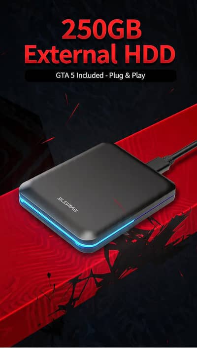 Western Digital External Hard Drive 256GB With full Pakistani moded 5
