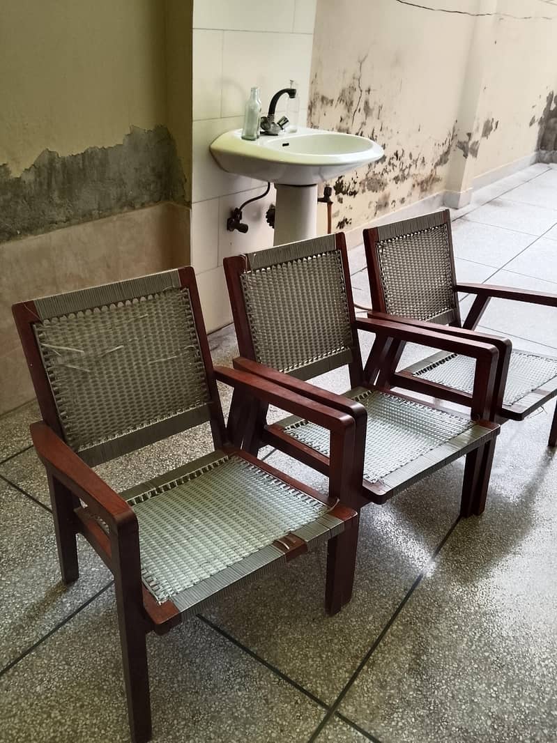 study table and 3 chairs 5