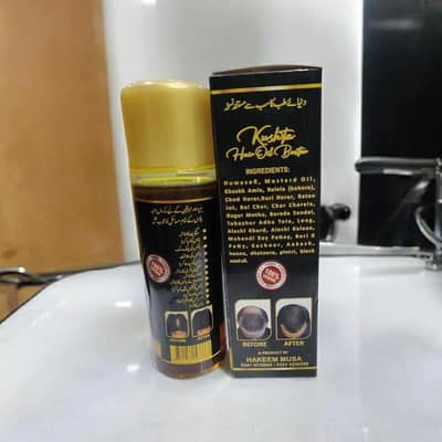 Kushta Hair Oil 120ml Herbal Booster for All Hair Types Free Delivery
