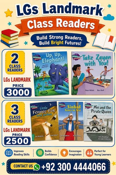 LGS Landmark Readers for class 2 and 3 in affordable price