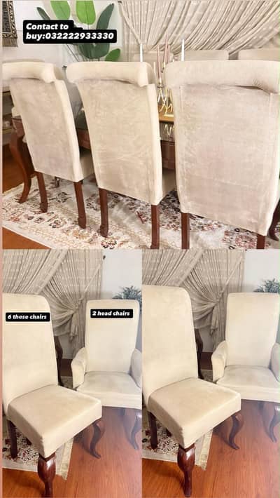 dinning chairs and Centre Table