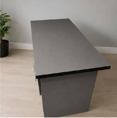 Modern Grey & Black Office Desk