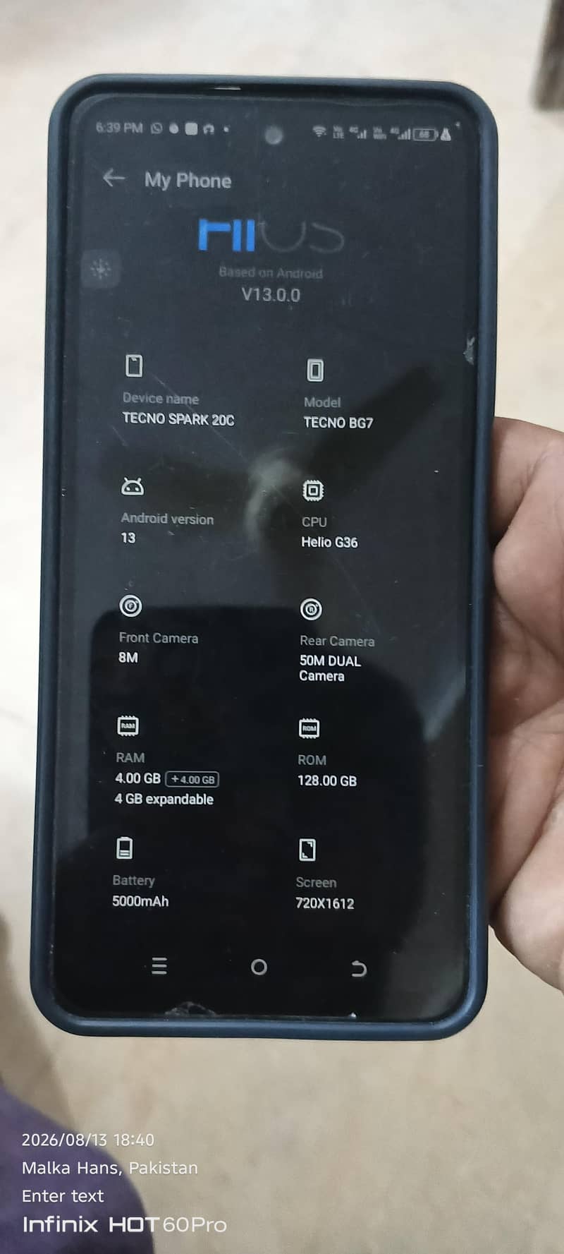 Tecno Spark 20C 3