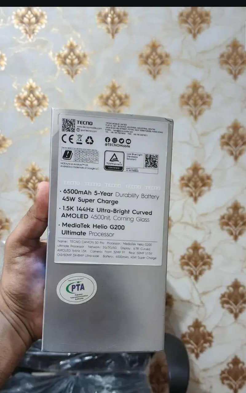 Tecno Camon 50 pro 4