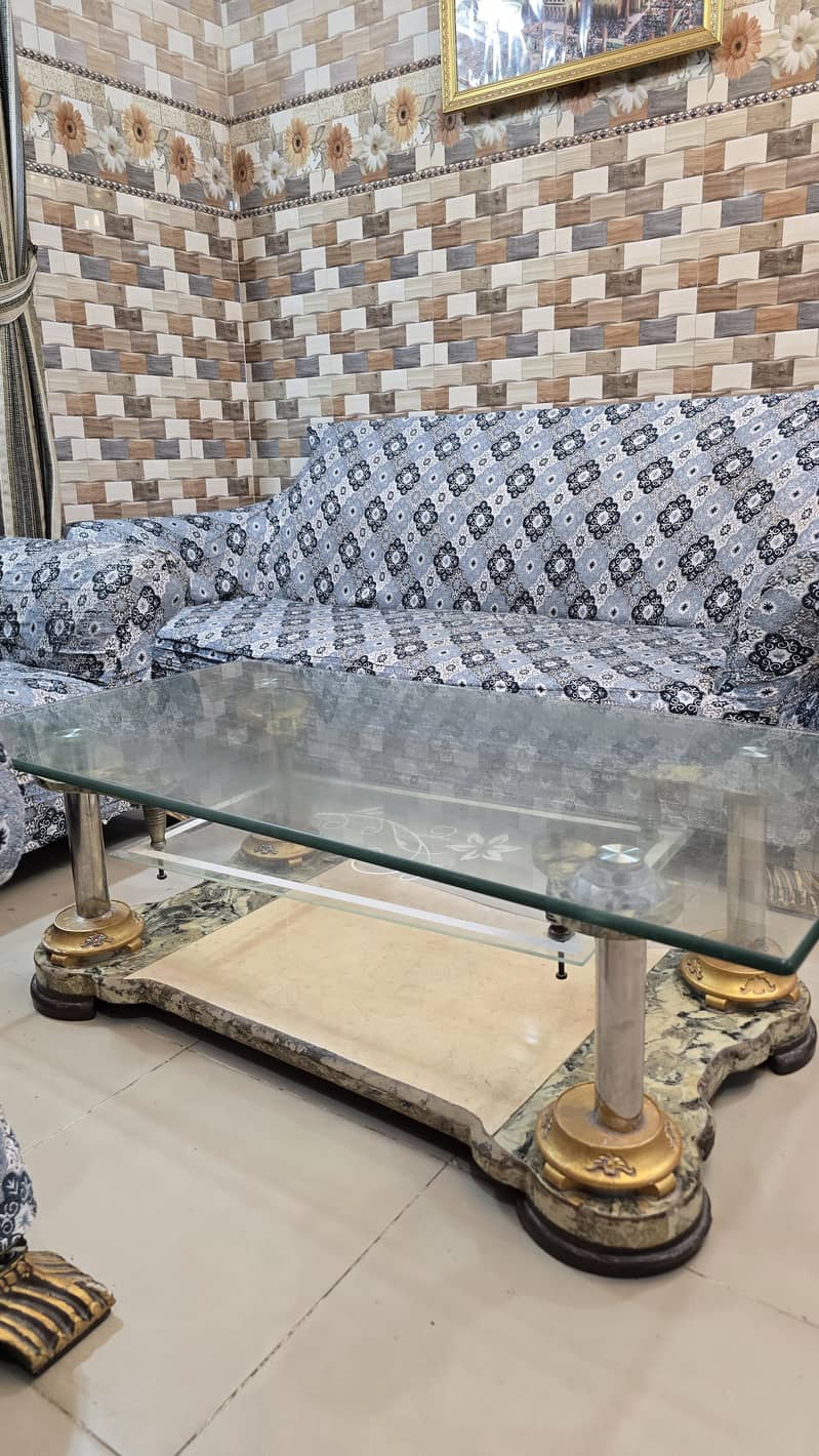 Table (Fancy Glass Table) - Table only 3