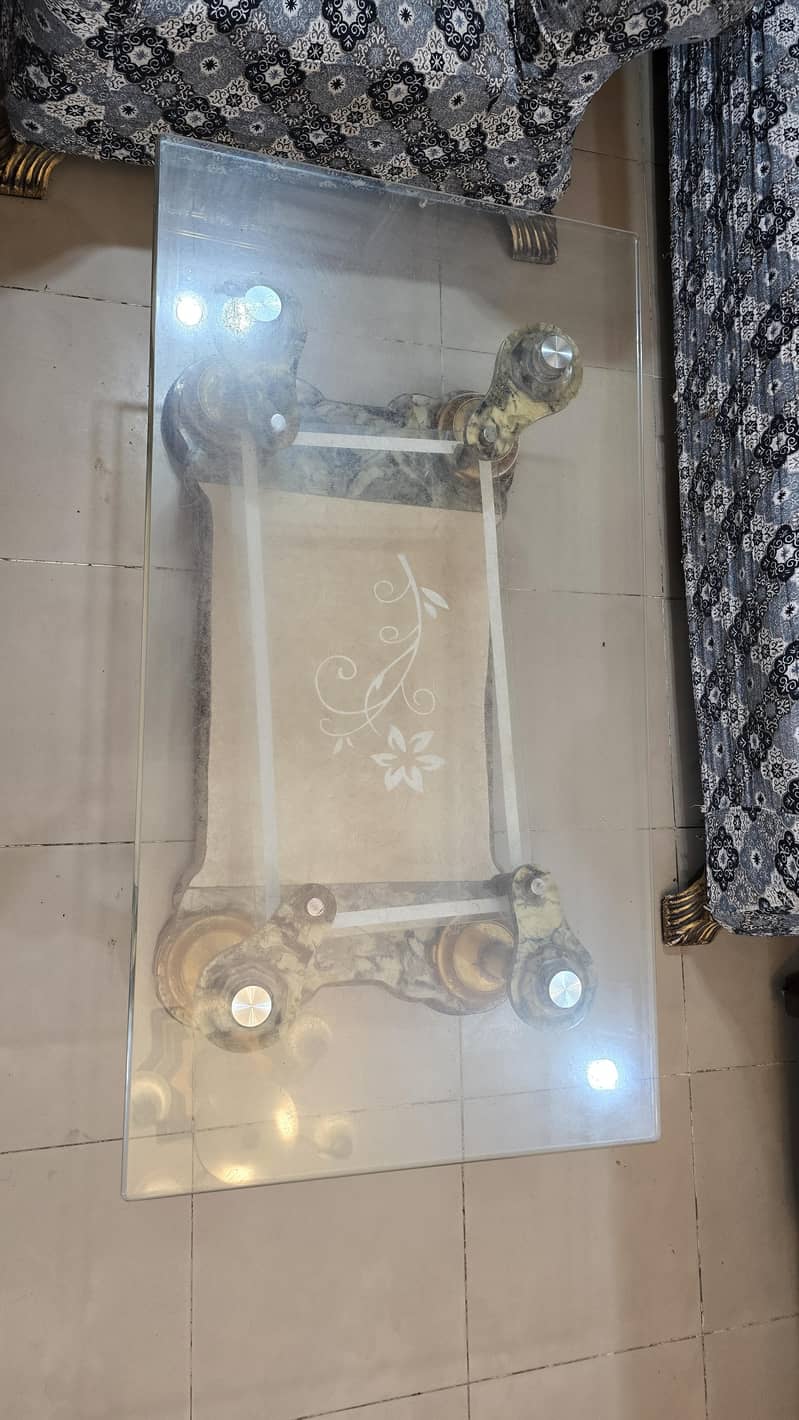 Table (Fancy Glass Table) - Table only 4