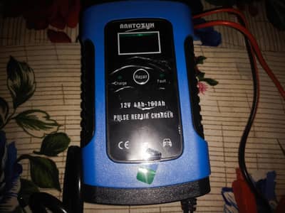 imported 12v automatic all car & bike battery charger 4 to 100 amp
