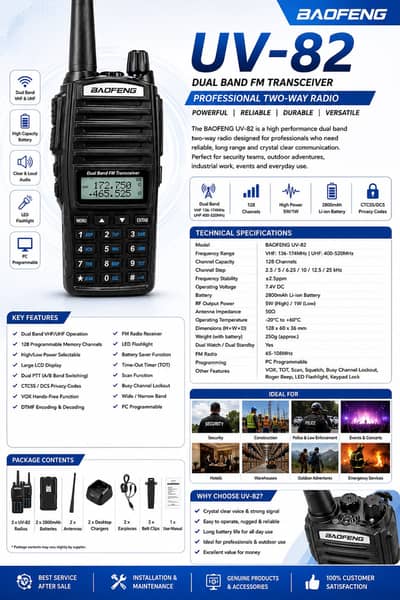 Europe variant walkie talkie sets Long Range & short Range