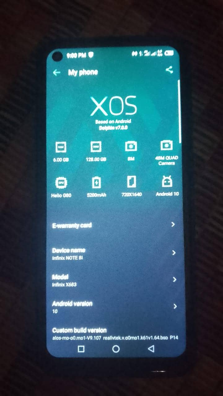 Infinix Note 8i 2