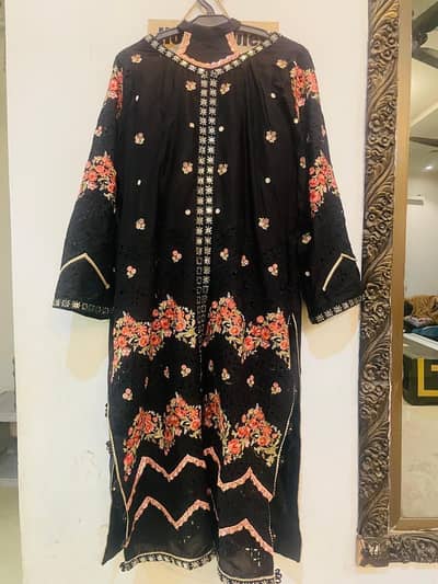 Heavy embroidered dress