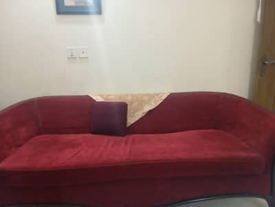 Urgent Sale: Pure Wooden Sofa Set in Top Condition