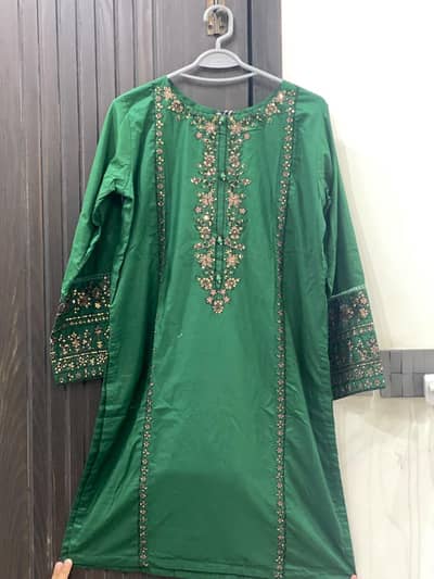 Two-Piece Embroidered Lawn Suit