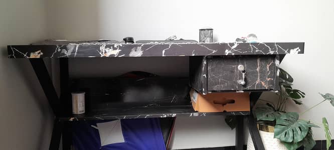 computer table with chair