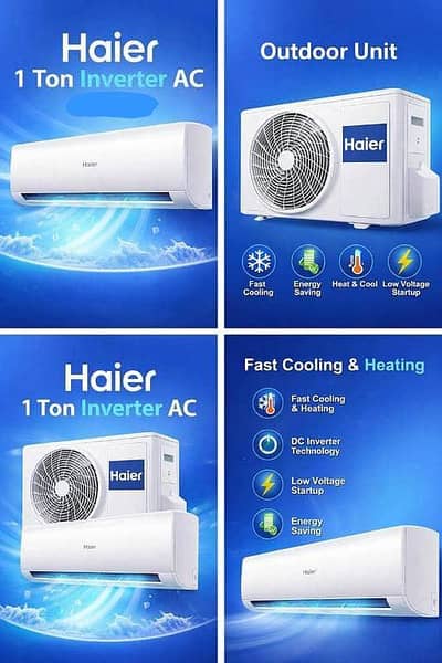 Haier Brand new 1 Ton Urgent sale in kotlakhpat