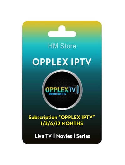 OPPLEX IPTV SUBSCRIPTION AVAILABLE 