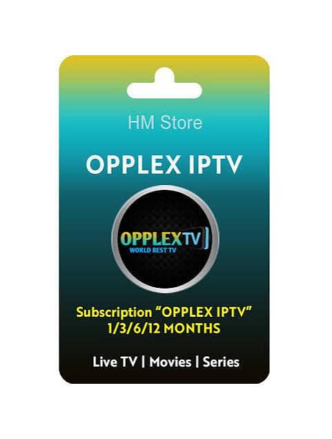 OPPLEX IPTV SUBSCRIPTION AVAILABLE  0