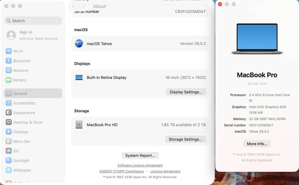 Macbook Pro 2019 0