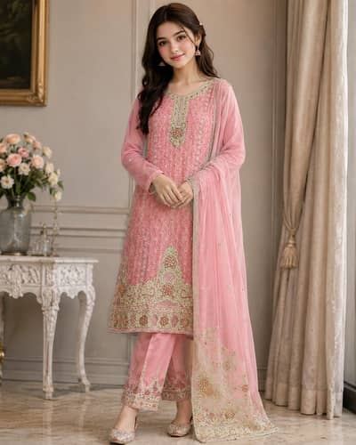 baby pink  dress