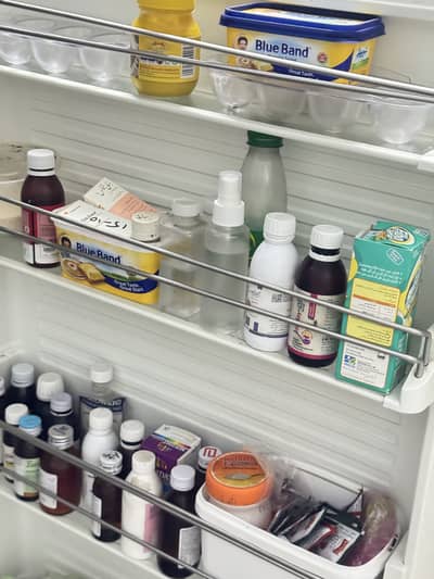 dawlance glass fridge black colour