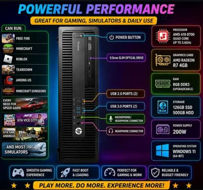 Hp Elitedest 705 | Gaming Pc