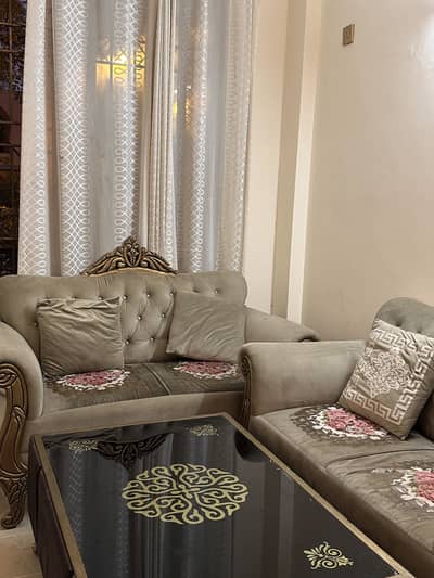 7 seater sofa set with table