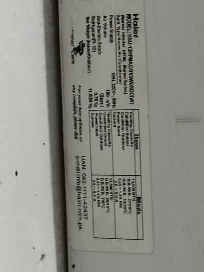 Haier dc inverter