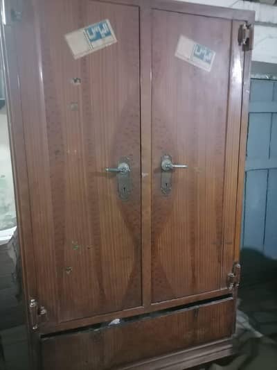 2 door iron almaari