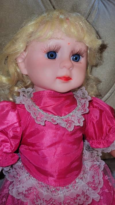 18 inches soft musical doll