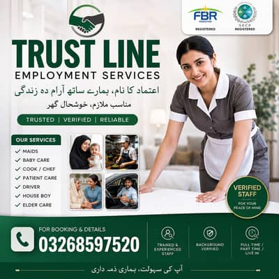 Maid / House Maids / cook / House chef / Baby Sitter maid available