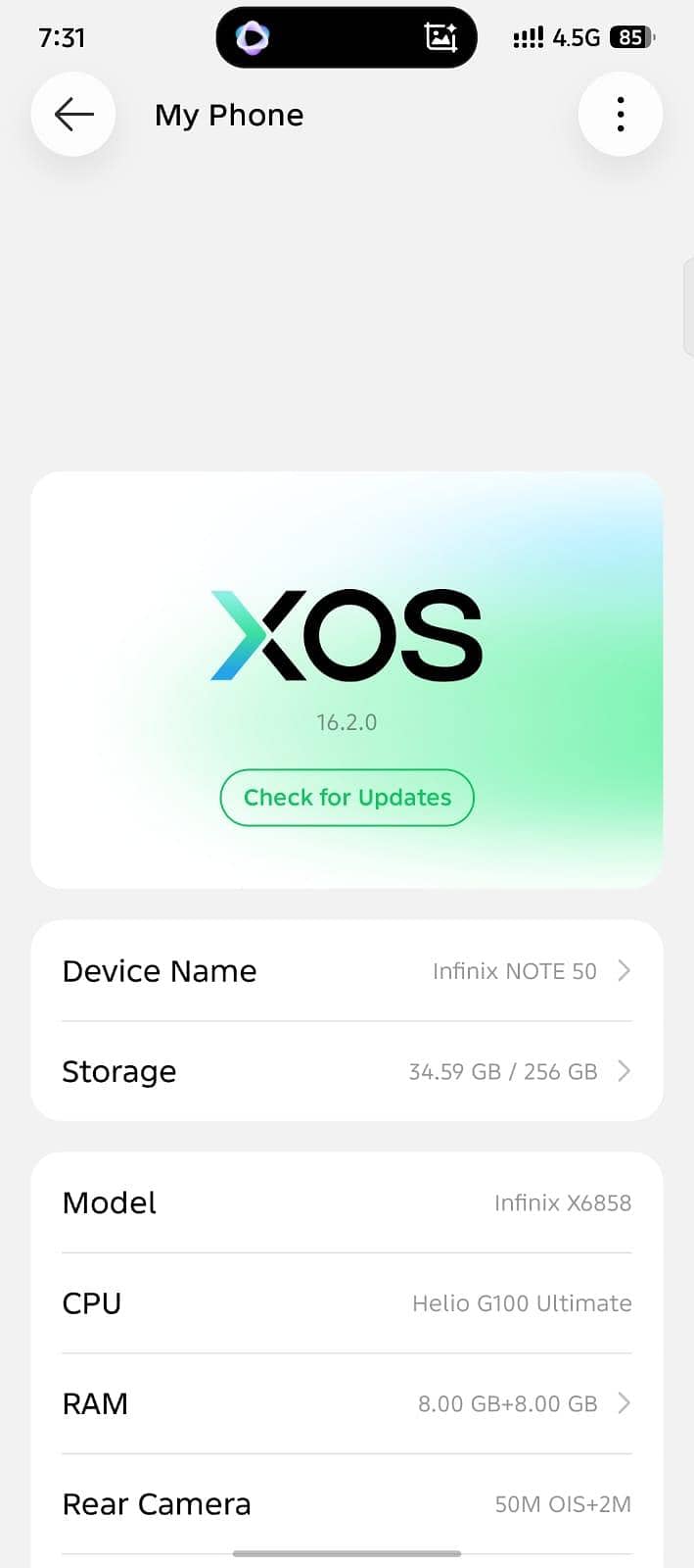 Infinix Note 50 6