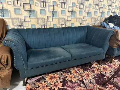 7 seater sofa set pure wood heavy material for sale jammed road 3 no.