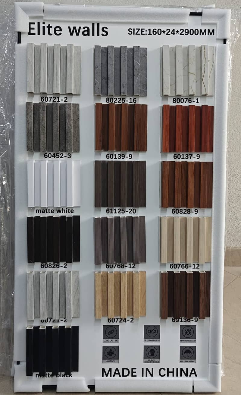Wpc wall panel-Wpc fluted panel-Pvc wallpanel-Solid panel-Wall panel 9