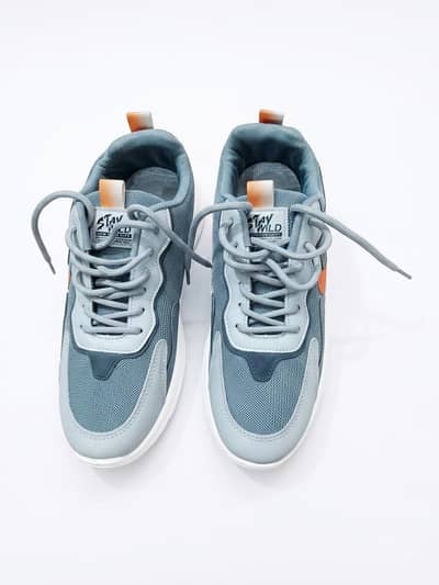 Blue grey color men shoes 44 size