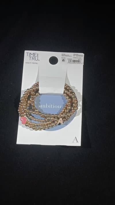 Beautiful Stylish bracelet letter (A)– Brand New 