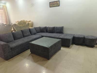 L shaped sofa