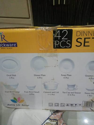Dinner set 6 person box pack
