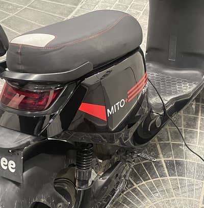 Evee mito plus under official warranty only 2100kms driven