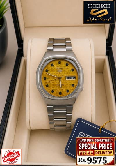 Seiko 5 Citizen Orient Automatic Pre-Owned watch Japan 03161737353