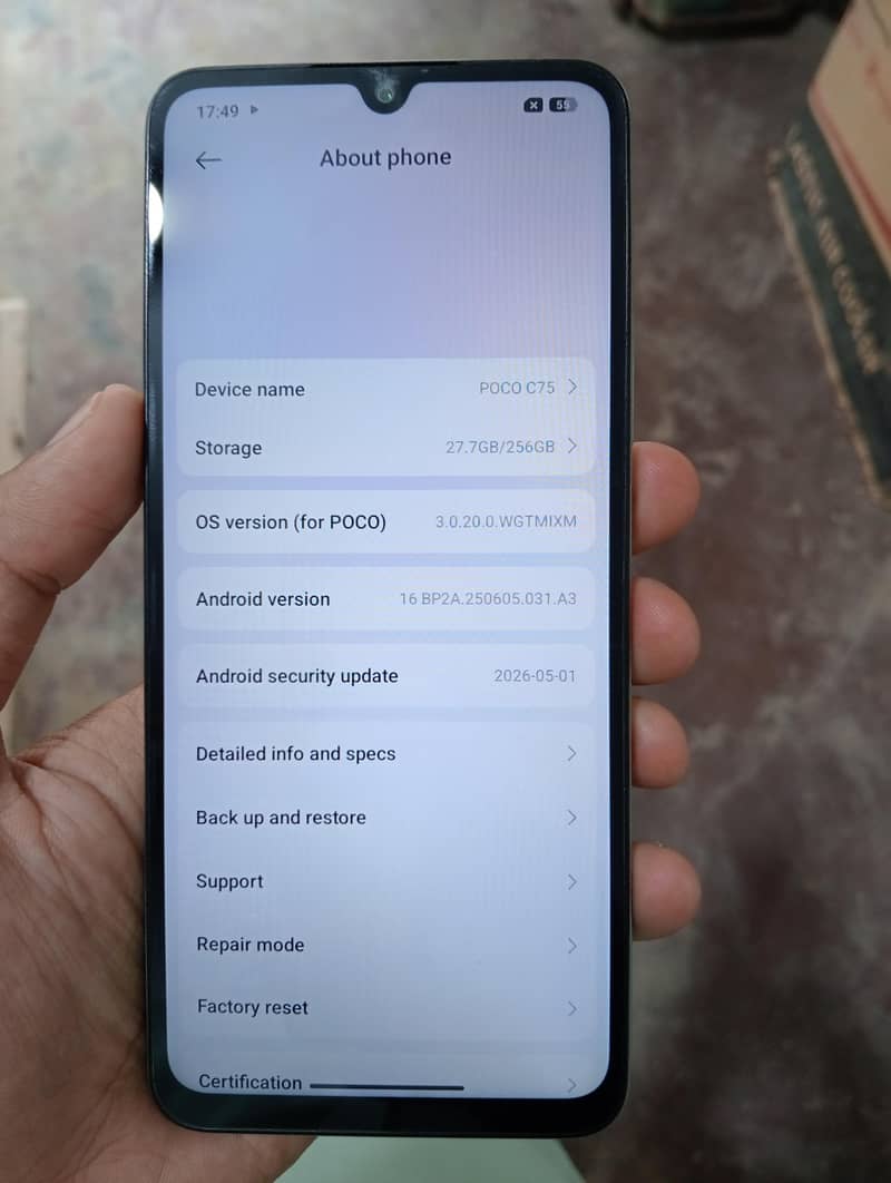 Poco mobile 6