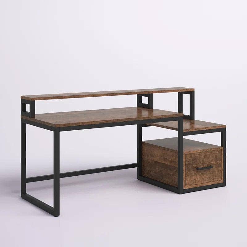 Solid wood Iron table 1